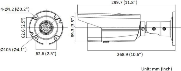 Produktbild Hikvision IP-KAMERA DS-2CD2T83G2-2LI (2 8 mm) (3840 x 2160 Pixels)