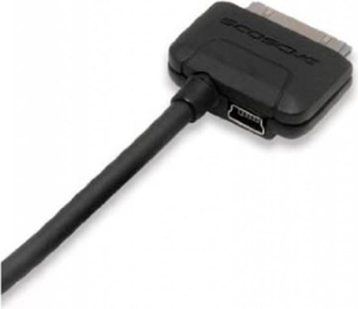 Actual product image Scosche sneakPEEK RCA Composite Audio/ Video Cable for iPad/iPhone /iPod touch Black (0.21 m, Cinch)