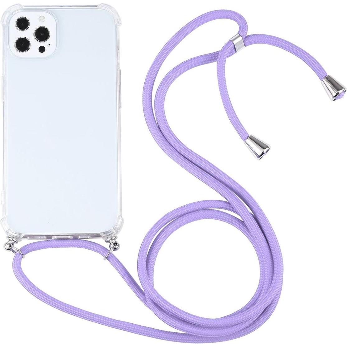 König Design Hülle Handy Schutz für Apple iPhone 13 Pro Case Cover Tasche Etui Bumper Violett, Handykette, Violett