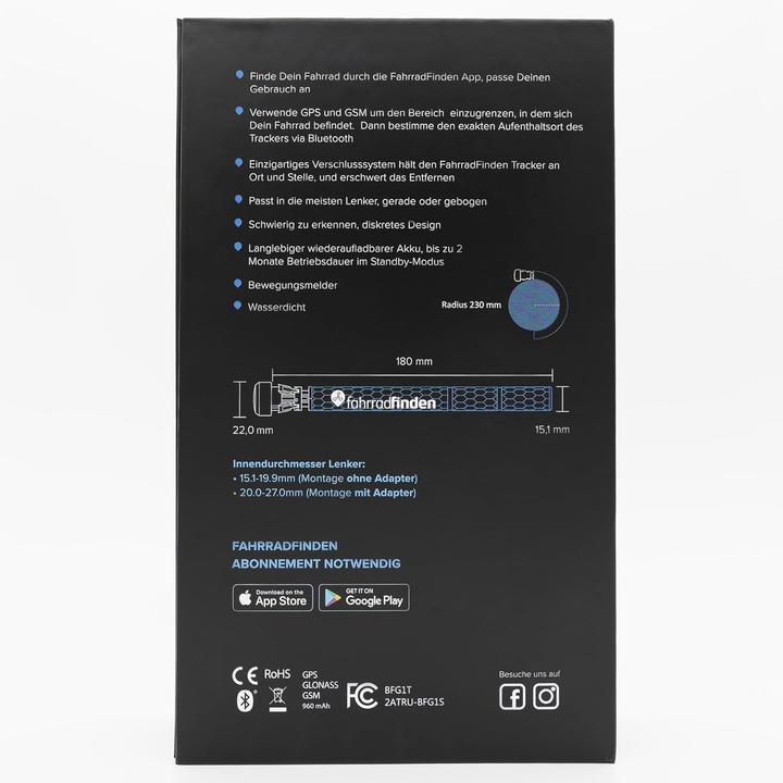 Actual product image BikeFinder GPS bike tracker