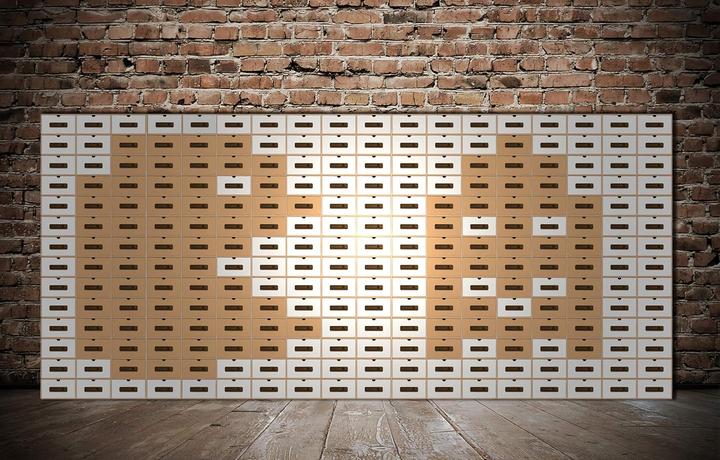 Actual product image BigDean 10er Boxen-Set mit Sichtfenster & Schublade (23 cm, 10x)