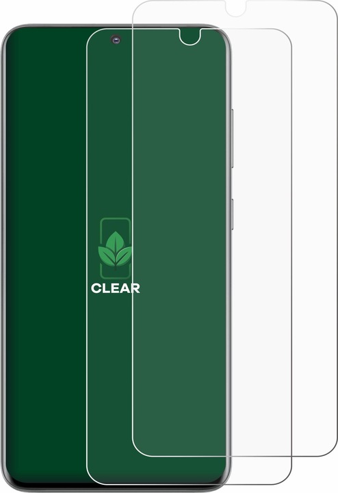 Actual product image ScreenLeaf Protective film sustainable screen protector screen protector film clear transparent (2 Piece, Samsung Galaxy S20)