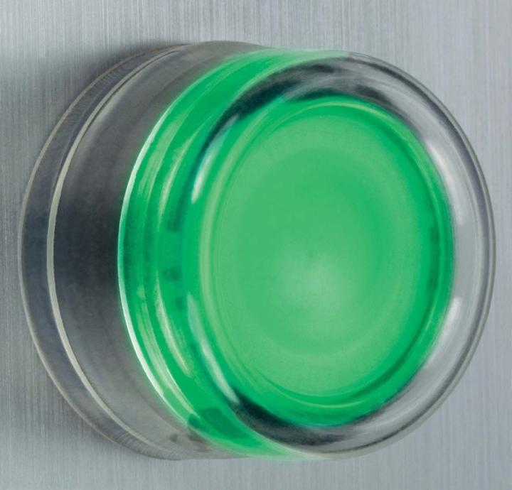 Actual product image Schneider Electric Pushbutton, +silicone cap, green, 1S, XB5AP31