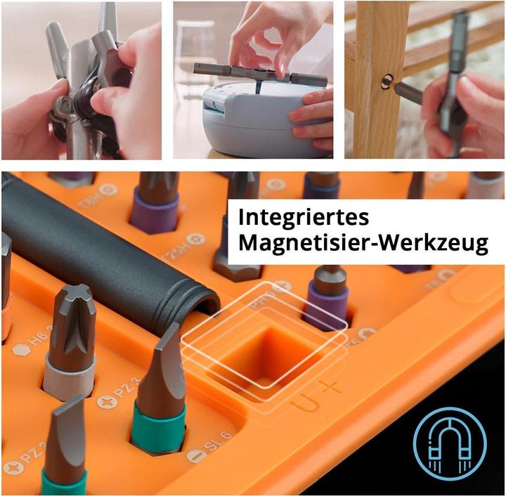 Produktbild Stahlwerk Ratschen-Schraubendreher-Bit-Set RBS-42 ST 42-teilig Ratsche