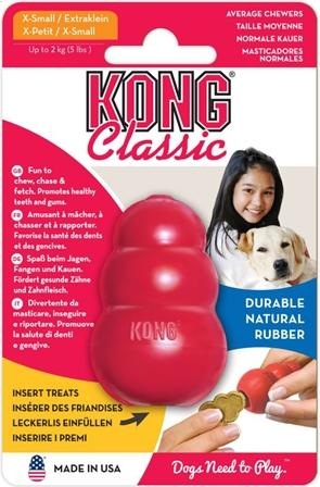 Image du produit KONG Classic (Apporter, Jouet à lancer chien, Jouet alimentaire pour chien)