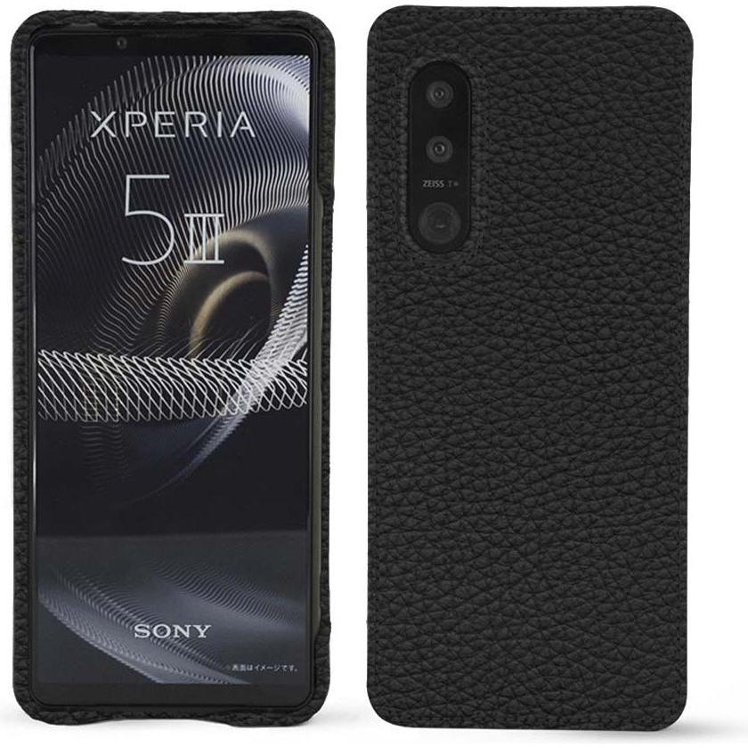 Noreve Lederschutzhülle (Sony Xperia 5 III), Smartphone Hülle, Schwarz