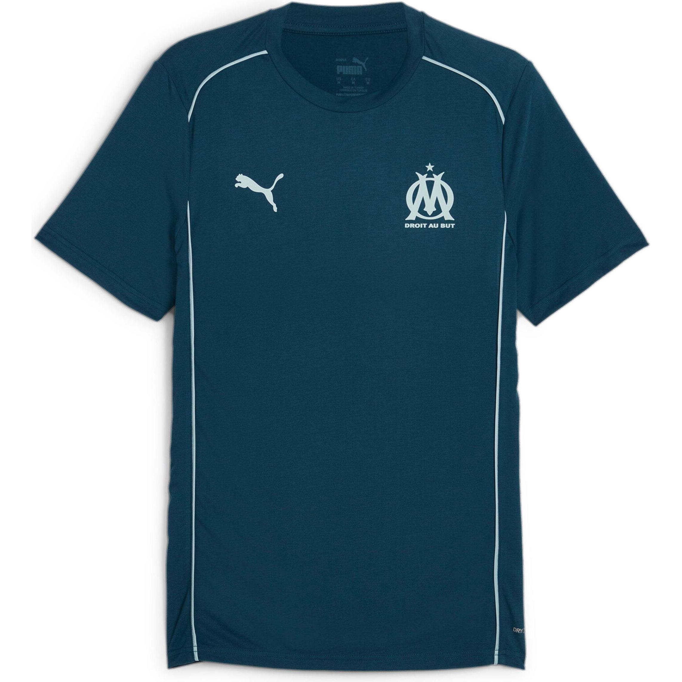 Puma, Herren, Sportshirt, OM Casuals Tee (L), Blau, L