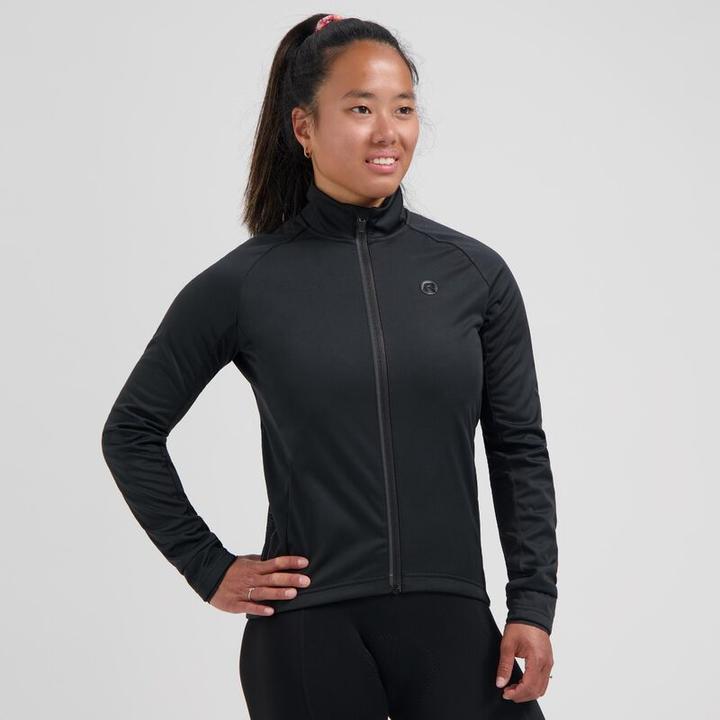 Produktbild Rogelli women's jacket ESSENTIAL II black L (L)