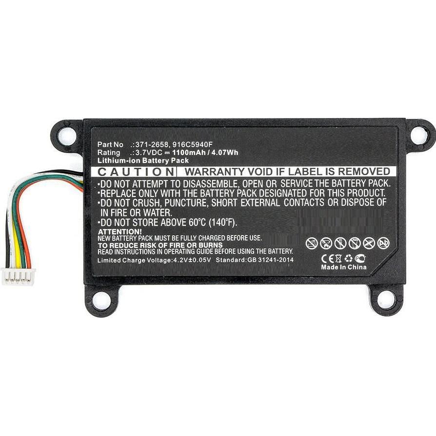 CoreParts Battery for RAID Controller (1 Zellen, 1100 mAh), Notebook Akku, Schwarz