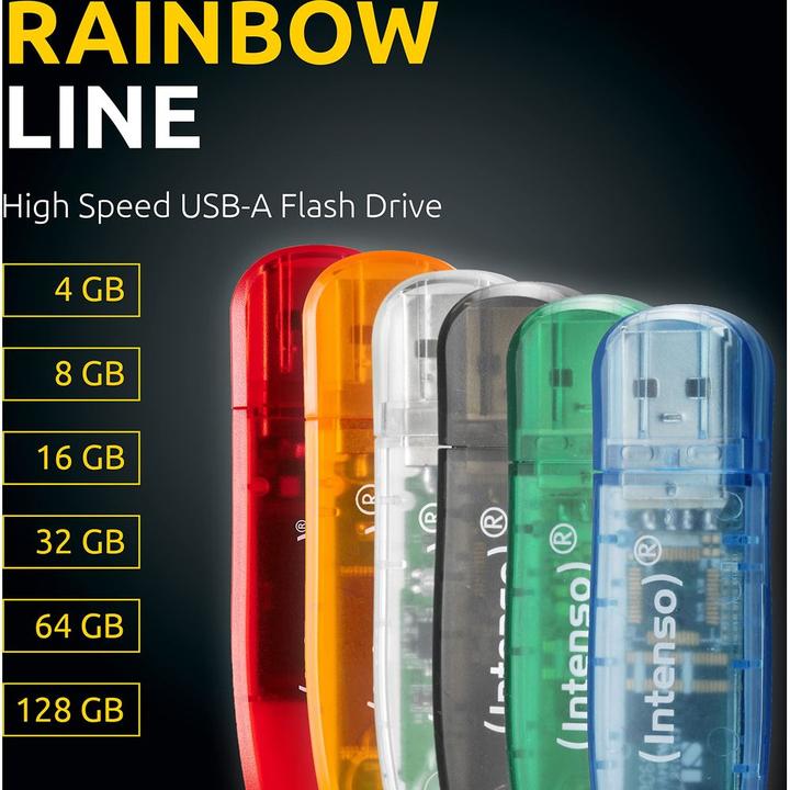 Actual product image Intenso Rainbow Line (32 GB, USB-A)