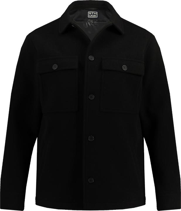 Actual product image Sthuge wool-look jacket, overshirt, long sleeve, lots of pockets, up to 8 XL (7XL)