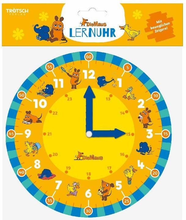 Actual product image Magni Trötsch The Mouse Learning Clock.11229N (German)