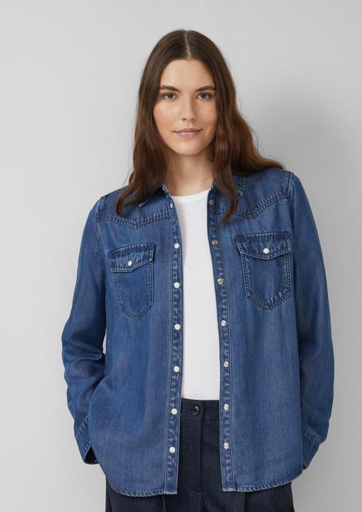 Immagine prodotto s.Oliver Bluse Denimshirt mit seidigem Touch (34)