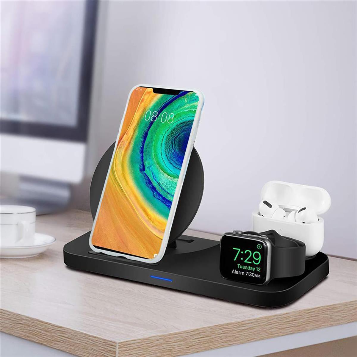 Thumbnail - Cadorabo IMD TPU Bunter Marmor Cover (Huawei Mate 30 Pro), Smartphone Hülle, Blau