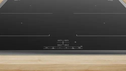 Produktbild Bosch Hausgeräte Built-in cooker set, HEG517BB4 + NVQ645CB6E, Built-in cooker, Induction hob, HND617LS62