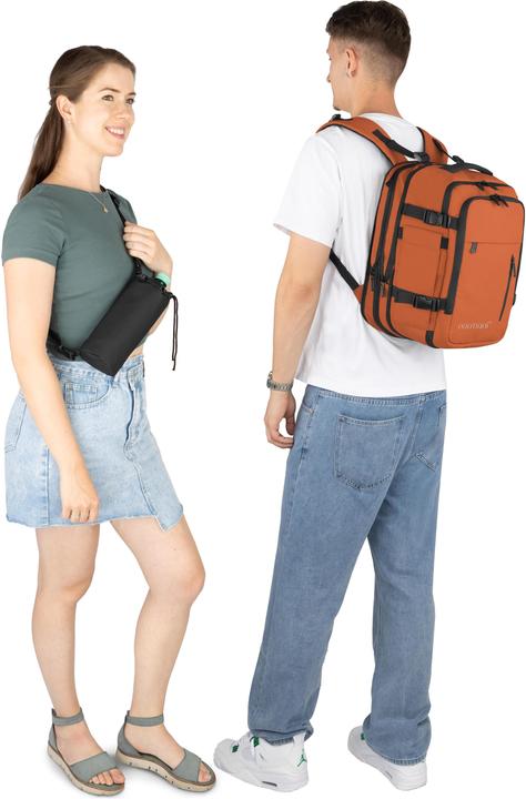 Produktbild Normani Erweiterbarer Handgepäck-Rucksack mit Flaschentasche - 9891 (30 l)