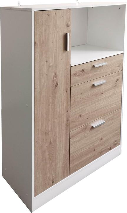 Produktbild HTI-Line Küchenschrank Kombi L Blanca (84.50 x 40 x 133 cm)