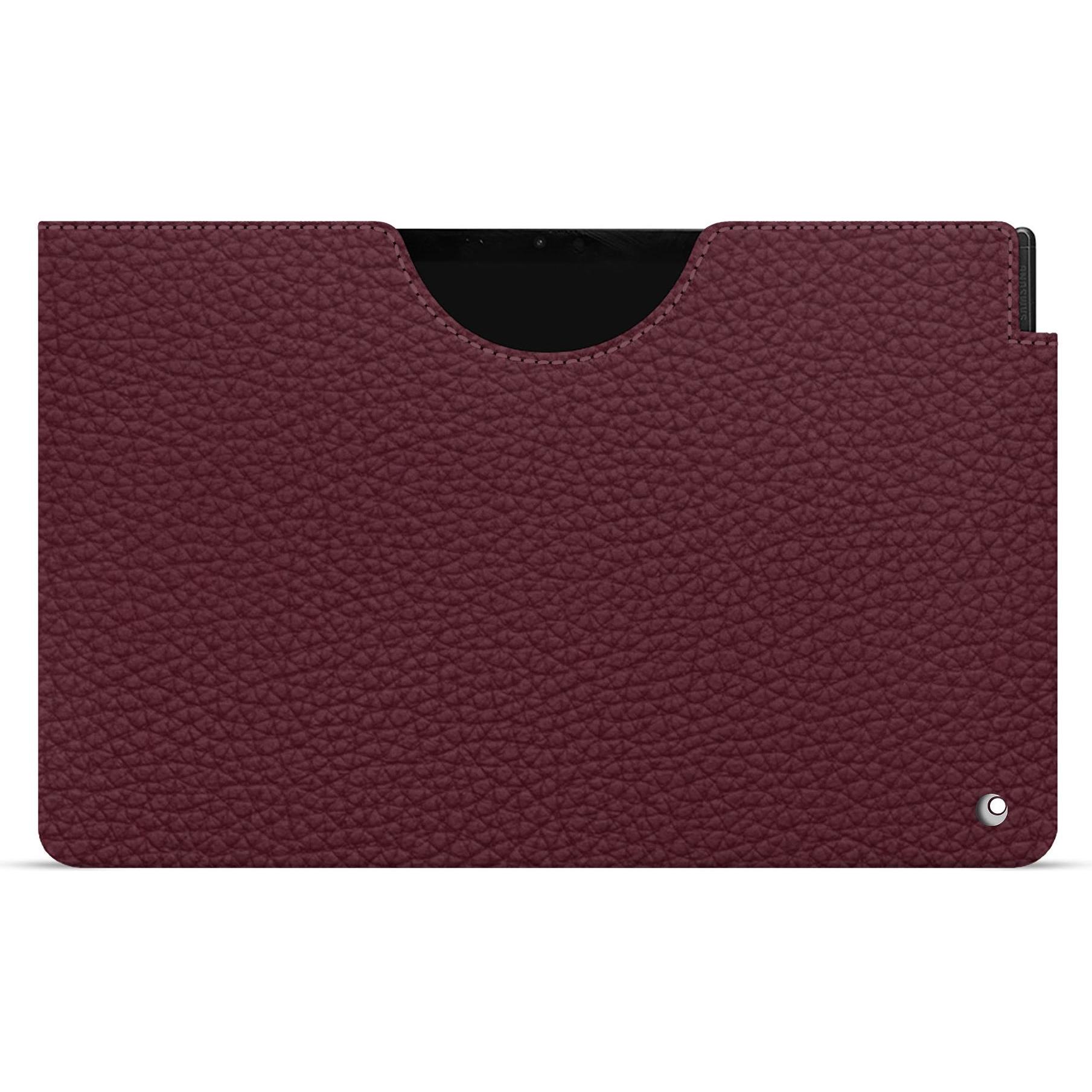 Noreve Lederschutzhülle (Galaxy Tab S9), Tablet Hülle, Violett