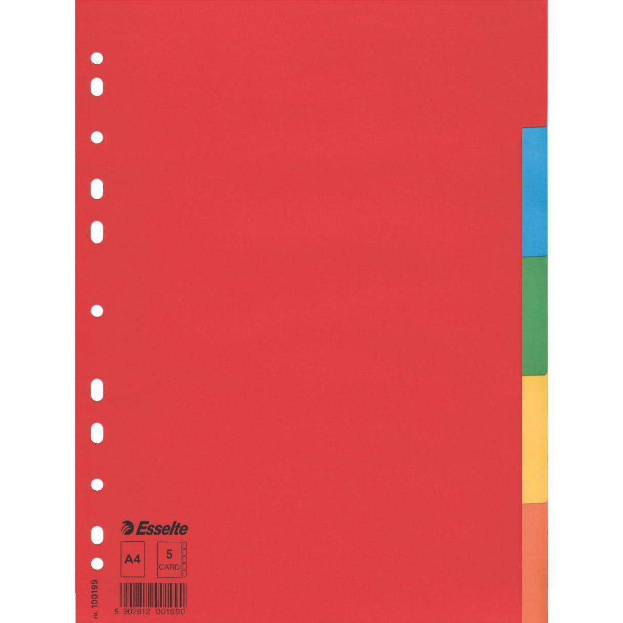 Esselte, Ordner Zubehör, Kartonregister Blanko