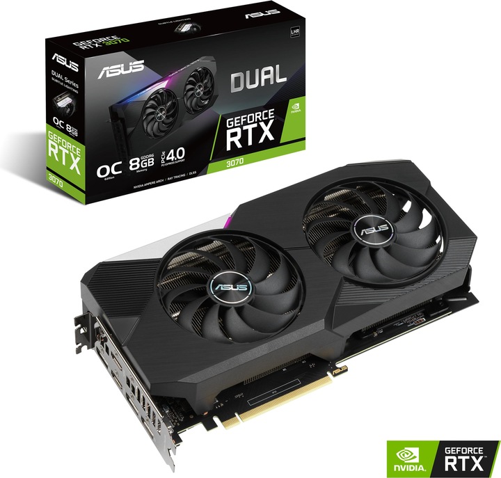 Produktbild ASUS GeForce DUAL RTX 3070 O8G V2 (8 GB)