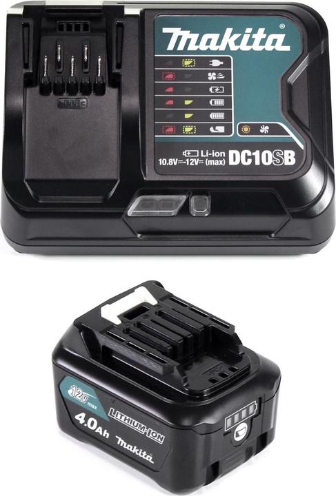 Produktbild Makita Power Source Kit 12V mit 1x BL1041B Akku 4,0Ah + DC10SB Ladegerät (12 V)