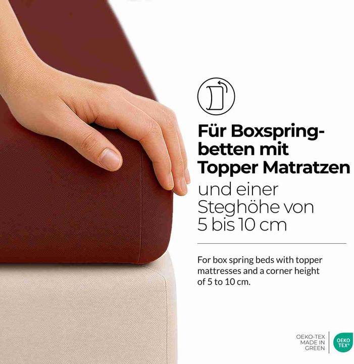 Actual product image Etérea Comfort Jersey Topper (100 x 200 cm, 90 x 200 cm)