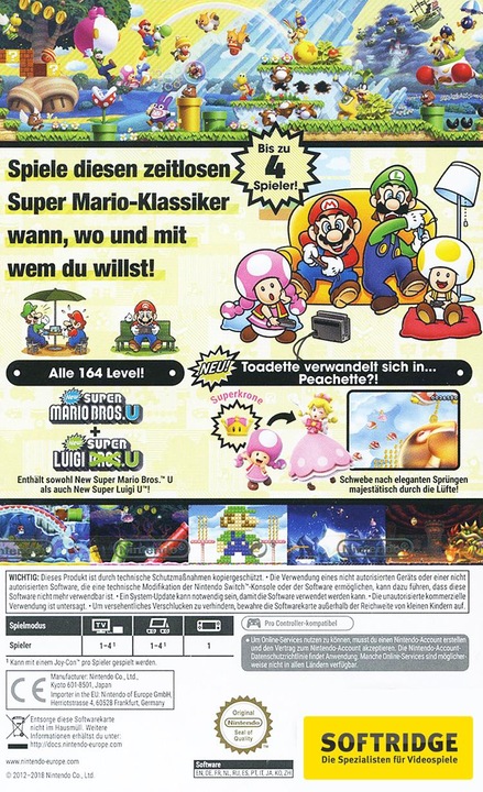 Immagine prodotto Nintendo New Super Mario Bros. U Deluxe (Switch, DE)