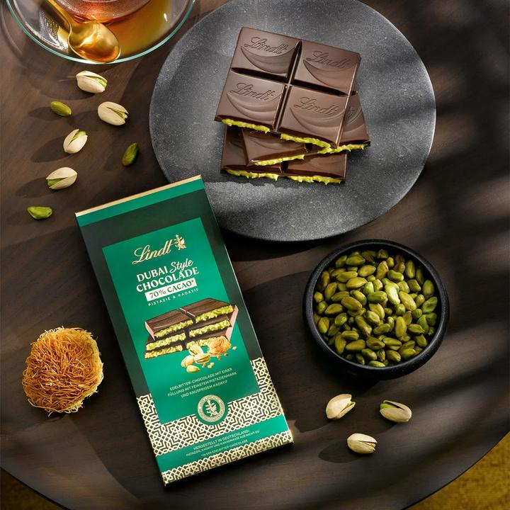 Produktbild Lindt Dubai Style Chocolade Dunkel (145 g)