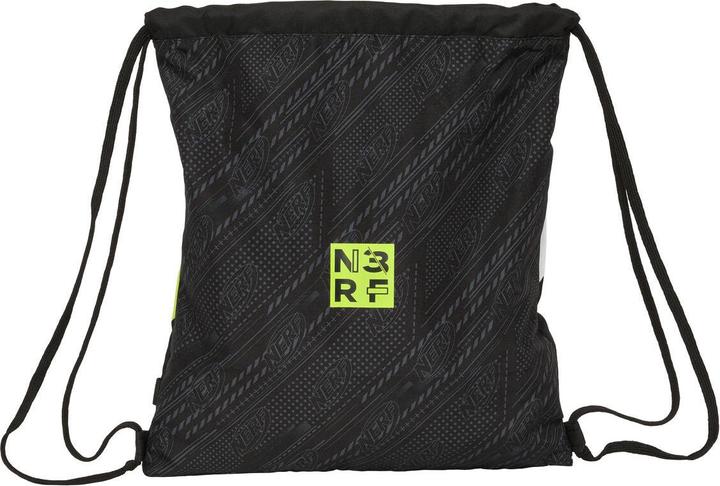 Produktbild Nerf Rucksacktasche mit Bändern Get ready Schwarz 35 x 40 x 1 cm