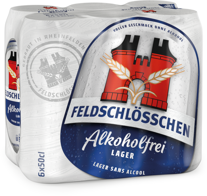 Image du produit Feldschlösschen Bière de garde sans alcool (6 x 50 cl)