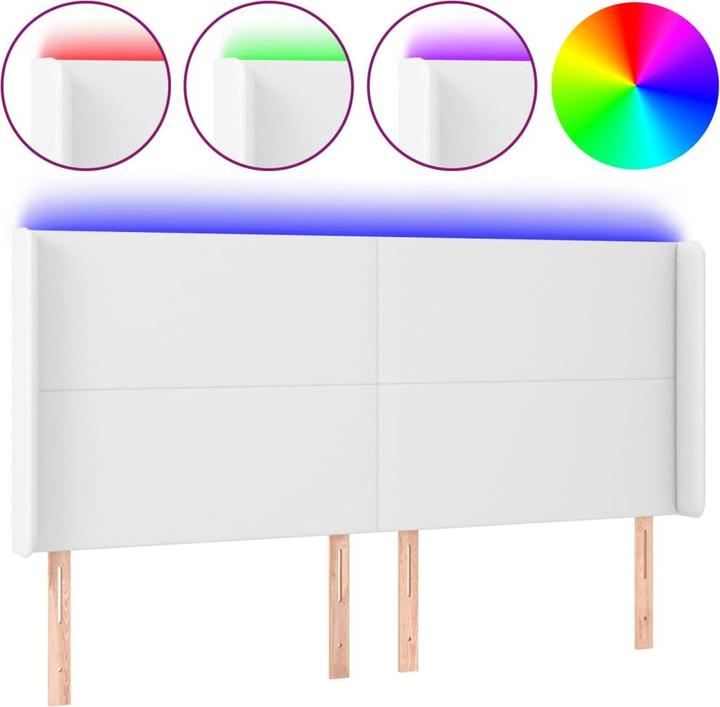 Image du produit vidaXL LED Kopfteil (183 x 16 x 128 cm)