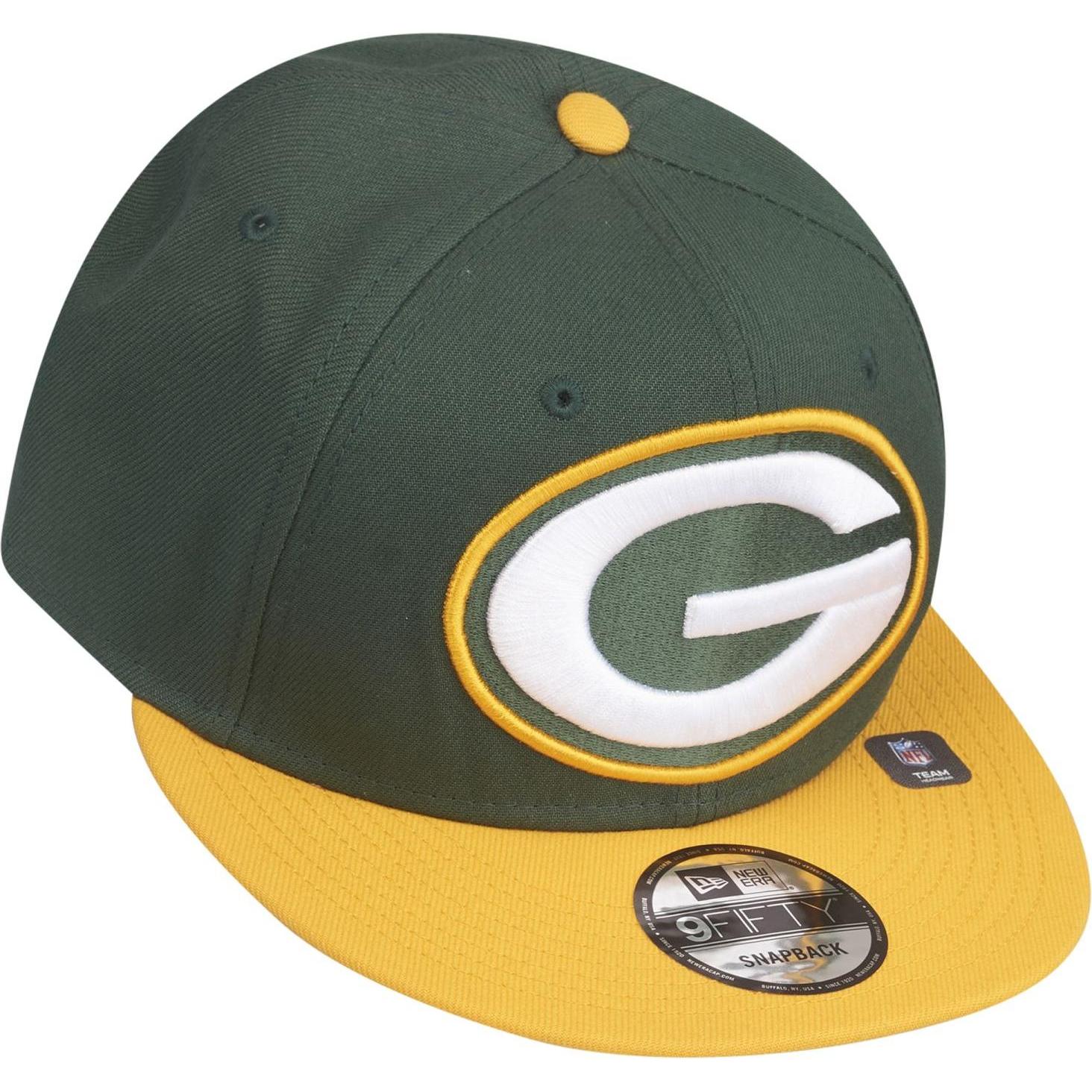 Thumbnail - New Era, Herren, Cap, 9Fifty Logo Green Bay Packers, Grün