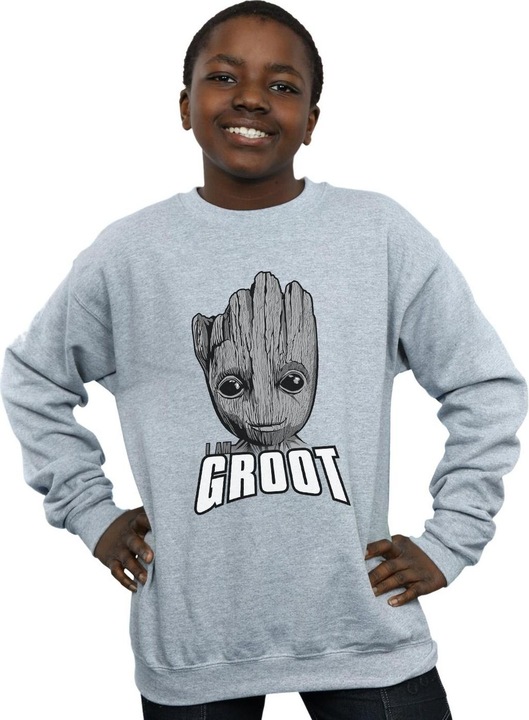 Image du produit - Sweat GUARDIANS OF THE GALAXY GROOT FACE - Garçon (140, 146)
