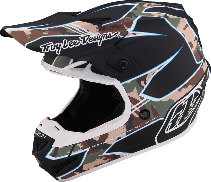 Troy Lee Designs SE4 Polyacrylite MIPS helmet, Matrix Camo, black, L | 58-59cm (58 - 59 cm)