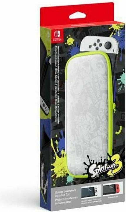 Actual product image Nintendo Case & Protective Film - Splatoon 3 Edition (Switch OLED)
