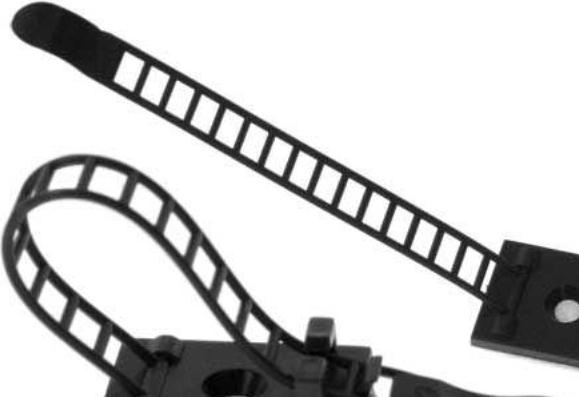 Actual product image InLine Cable tie bundle clamp (Plastic cable ties, 85 mm, 10 pcs.)