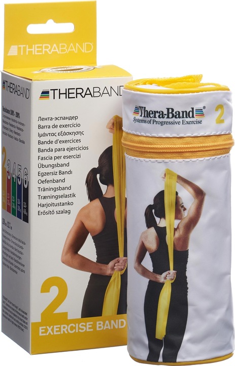 Produktbild TheraBand Übungsband (2.50 m, Leicht)