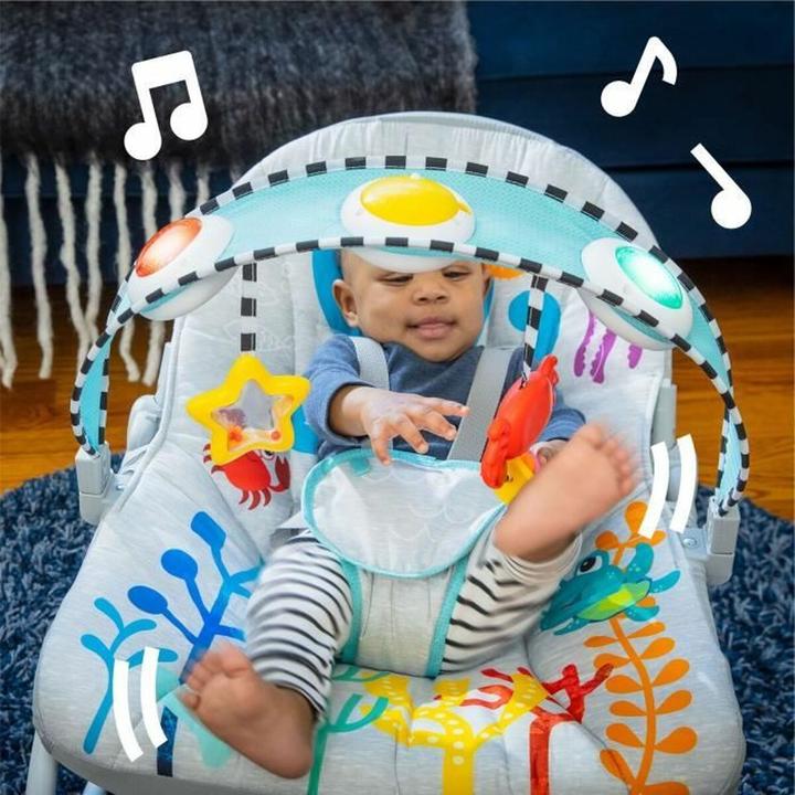 Actual product image Baby Einstein Baby-Liegestuhl Ocean Explorers Kick to It Opus Musical