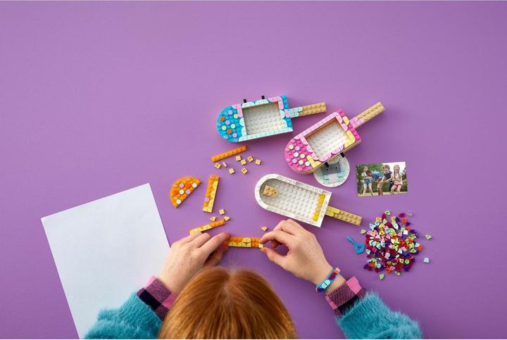 Productafbeelding LEGO IJsco fotolijstje & armband (41956, LEGO stippen)