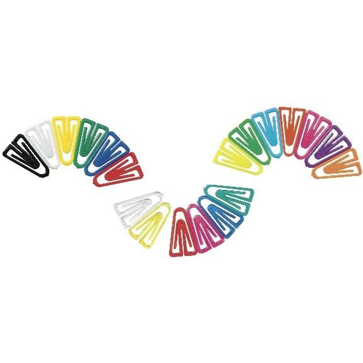Laurel, Büroklammer, Büroklammern Plastiklips 35mm VE=100 Stück sortiert (1 x)
