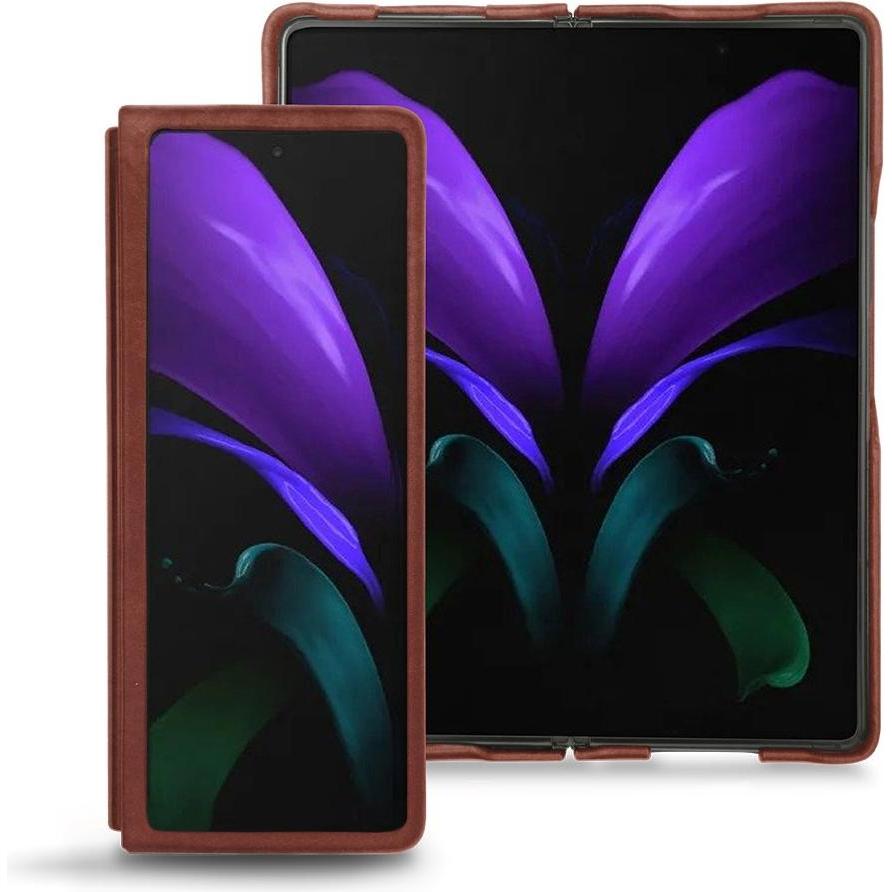 Noreve Lederschutzhülle (Samsung Galaxy Z Fold2), Smartphone Hülle, Rot