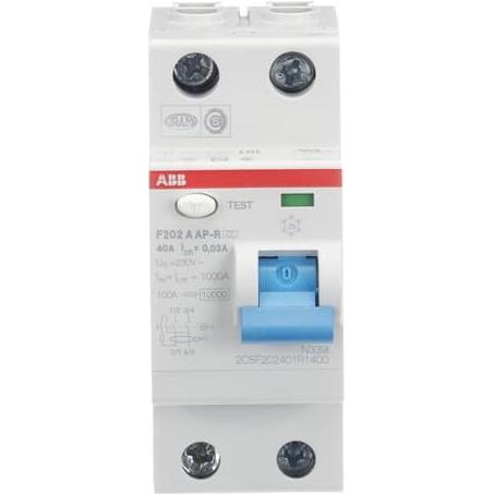 Thumbnail - ABB, Schutzschalter, F202A-40/0,03AP-R Fi-Schutzschalter proM compact 2p 30mA