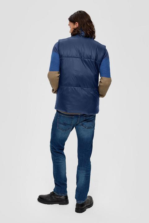Produktbild s.Oliver Outdoor-Weste Steppweste mit Label-Patch (M)