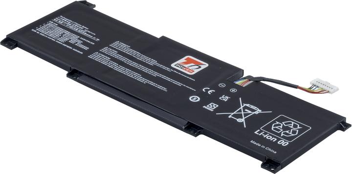 Actual product image T6 Power Battery MSI BTY-M491, 4600mAh, 52,4Wh, 3 cells, Li-Poly, white connector (3 cubicles, 4600 mAh)