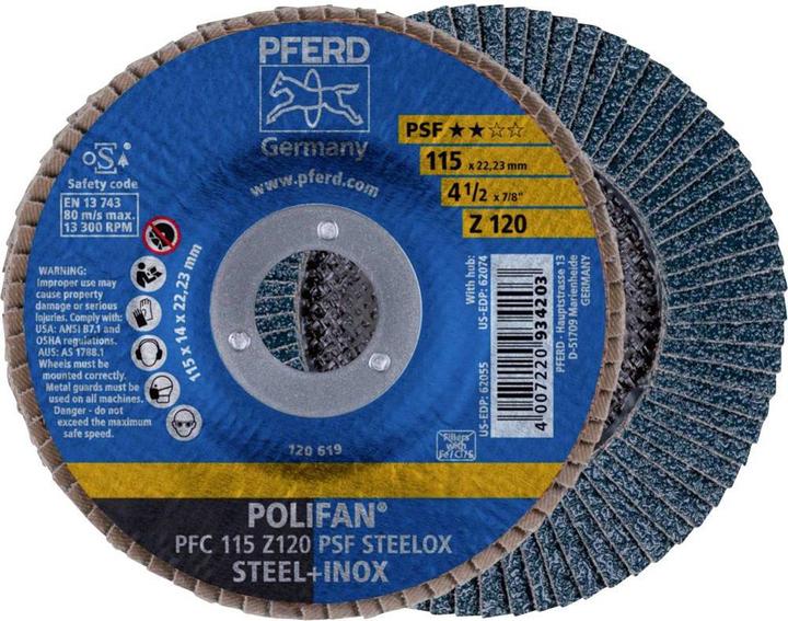 Image du produit Pferd Disque de ponçage pour détecteur DE feu DE CHEVAL (120)