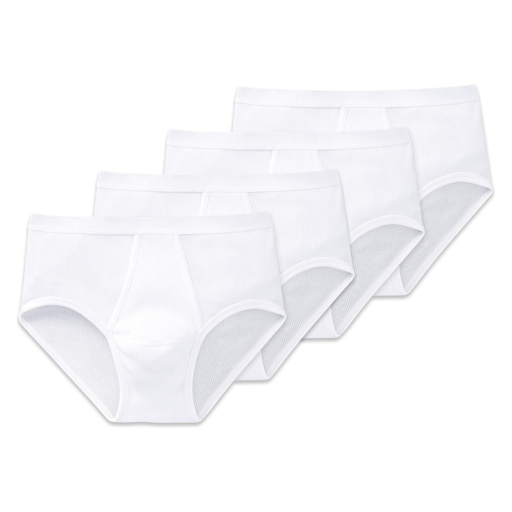 Schiesser, Herren, Unterhosen, Original Classics 4P, Weiss, (L, 4er Pack)