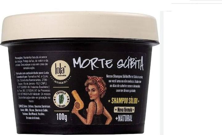 Actual product image Room05 LOLA COSMETICS Morte Súbita Solid Shampoo 100g (Solid shampoo, 100 g)