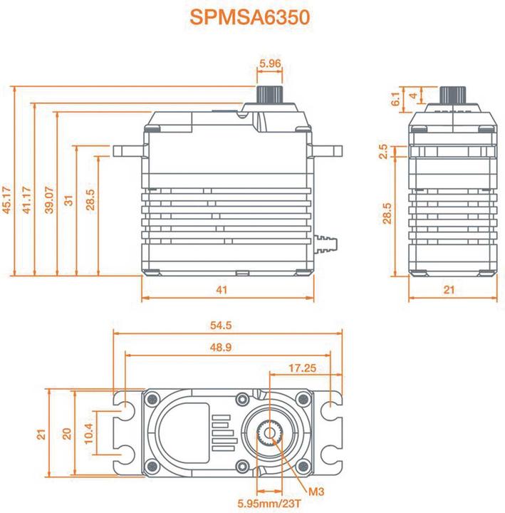 Produktbild a6350 ultra torque / high speed brushless hv servo