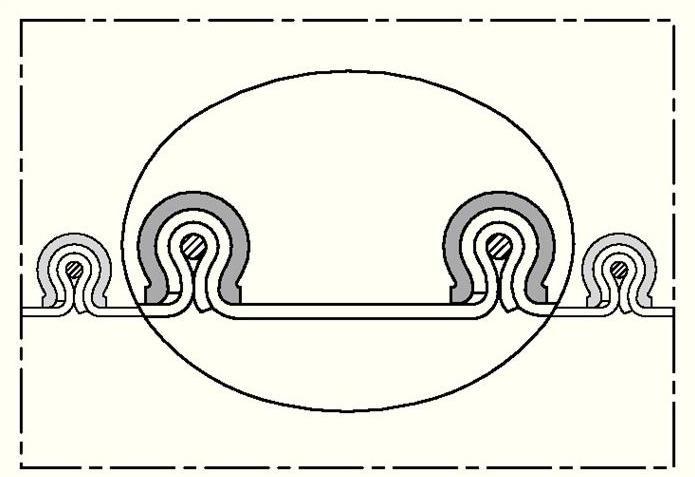 Immagine prodotto Norres Tubo di aspirazione e soffiaggio (FDA) CP PTFE-INOX 475 FOOD Ø interno 160 mm Ø esterno 172,00 mm