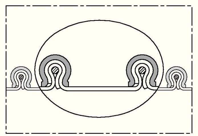 Actual product image Norres Suction and blower hose (FDA) CP PTFE-INOX 475 FOOD Inner Ø 160 mm Outer Ø 172.00 mm 6 mm lengh...